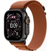 Умные часы Apple Watch Ultra 3 LTE 49 мм (титановый корпус, черный/терракота, текстильный ремешок размера S)