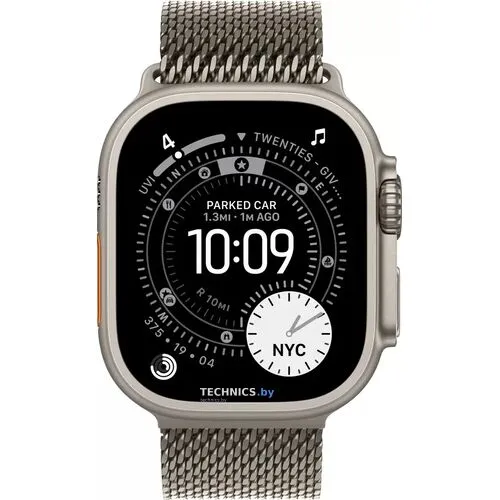Умные часы Apple Watch Ultra 3 LTE 49 мм (титановый корпус, природный/природный, миланская петля M)
