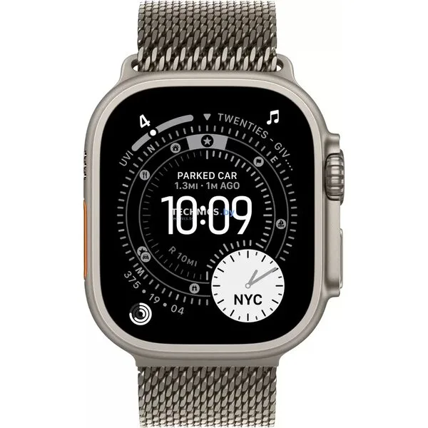 Умные часы Apple Watch Ultra 3 LTE 49 мм (титановый корпус, природный/природный, миланская петля S)