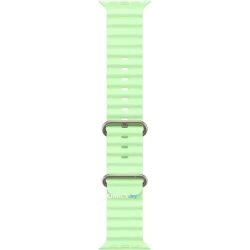 Умные часы Apple Watch Ultra 3 LTE 49 мм (титановый корпус, природный/салатовый, ремешок из эластомера)