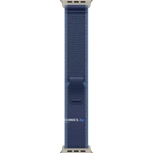 Умные часы Apple Watch Ultra 3 LTE 49 мм (титановый корпус, природный/синий, нейлоновый ремешок размера S/M)