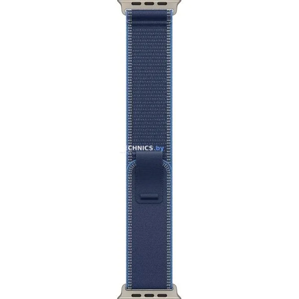 Умные часы Apple Watch Ultra 3 LTE 49 мм (титановый корпус, природный/синий, нейлоновый ремешок размера S/M)