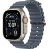 Умные часы Apple Watch Ultra 3 LTE 49 мм (титановый корпус, природный/синий, ремешок из эластомера)