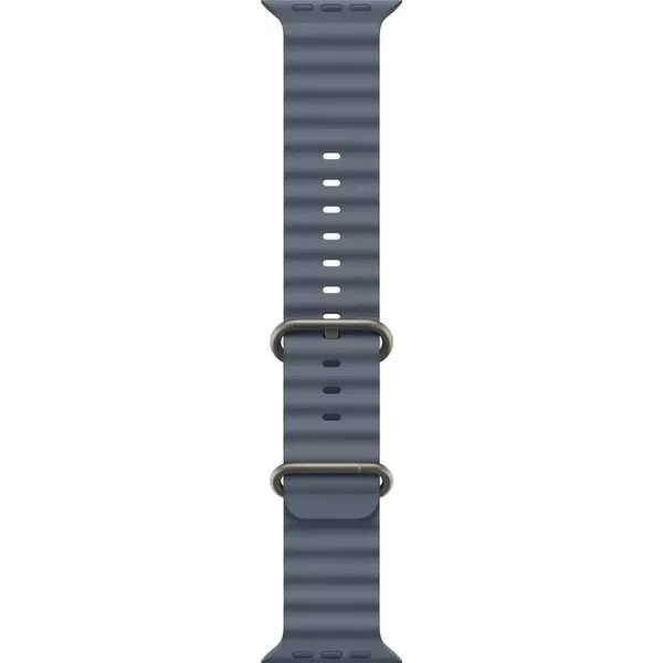 Умные часы Apple Watch Ultra 3 LTE 49 мм (титановый корпус, природный/синий, ремешок из эластомера)