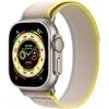Умные часы Apple Watch Ultra LTE 49 мм (титановый корпус, титановый/желто-бежевый, нейлоновый ремешок размера M/L)