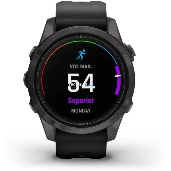 Умные часы Garmin Epix Pro Gen 2 Sapphire 42 мм (карбоново-серый титан/черный)