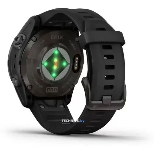 Умные часы Garmin Epix Pro Gen 2 Sapphire 42 мм (карбоново-серый титан/черный)