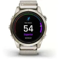 Умные часы Garmin Epix Pro Gen 2 Sapphire 42 мм (мягкое золото/крем, с нейлоновым и силиконовым ремешками)