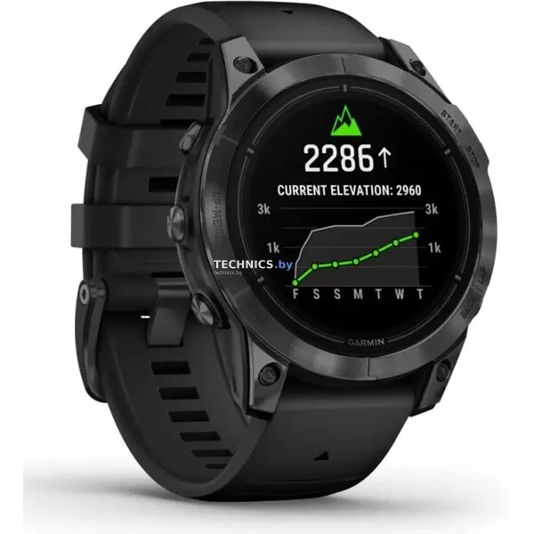 Умные часы Garmin Epix Pro Gen 2 Standard 47 мм (сланцево-серый/черный)