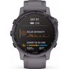 Умные часы Garmin Fenix 6S Pro Solar 42 мм (аметистовая сталь, силикон)