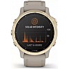 Умные часы Garmin Fenix 6S Pro Solar 42 мм (светло-золотистый, силикон)