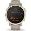 Умные часы Garmin Fenix 6S Pro Solar 42 мм (светло-золотистый, силикон)