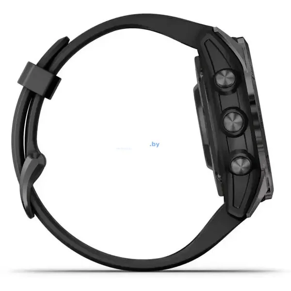 Умные часы Garmin Fenix 7S Pro Sapphire Solar (карбоново-серый титан/черный)