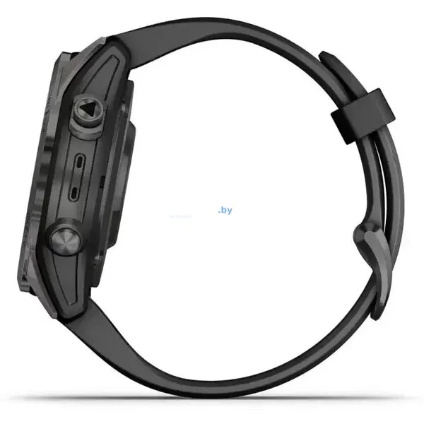 Умные часы Garmin Fenix 7S Pro Sapphire Solar (карбоново-серый титан/черный)