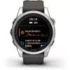 Умные часы Garmin Fenix 7S Pro Solar (серебро/графит)