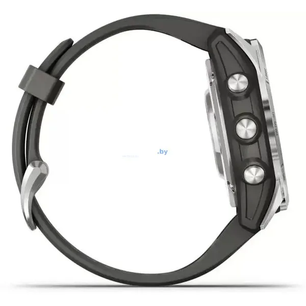 Умные часы Garmin Fenix 7S Pro Solar (серебро/графит)