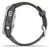 Умные часы Garmin Fenix 7S Pro Solar (серебро/графит)