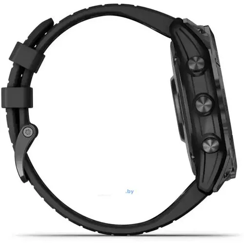 Умные часы Garmin Fenix 7X Pro Sapphire Solar (карбоново-серый титан/черный)