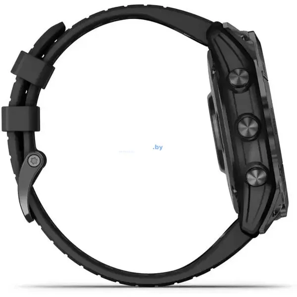 Умные часы Garmin Fenix 7X Pro Sapphire Solar (карбоново-серый титан/черный)