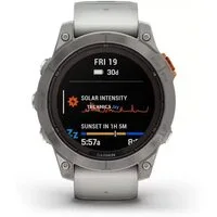 Умные часы Garmin Fenix 7X Pro Sapphire Solar (титан/оранжевый)