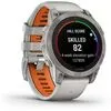 Умные часы Garmin Fenix 7X Pro Sapphire Solar (титан/оранжевый)