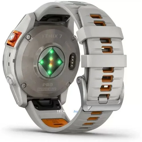 Умные часы Garmin Fenix 7X Pro Sapphire Solar (титан/оранжевый)