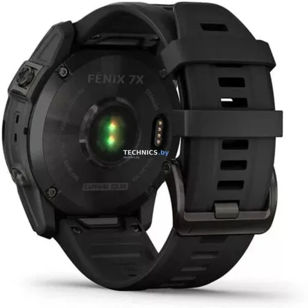 Умные часы Garmin Fenix 7X Sapphire Solar 51 мм (серый карбон/черный)