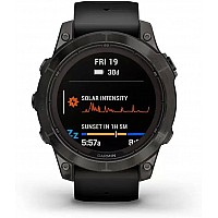 Умные часы Garmin Fenix 7 Pro Sapphire Solar (карбоново-серый титан/черный)