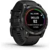 Умные часы Garmin Fenix 7 Pro Sapphire Solar (карбоново-серый титан/черный)
