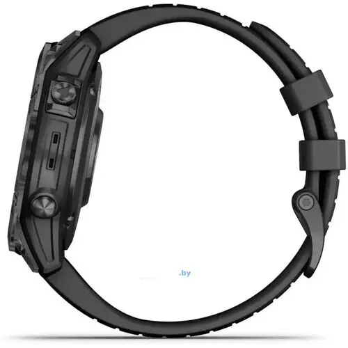 Умные часы Garmin Fenix 7 Pro Sapphire Solar (карбоново-серый титан/черный)