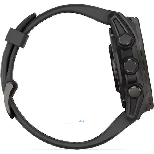 Купить Умные часы Garmin Fenix 8 Sapphire 43мм (титановый угольно-черный DLC, пепельно-серый ремешок)