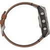Умные часы Garmin Fenix 8 Sapphire 51мм (титановый, каштановый кожаный ремешок)