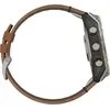 Умные часы Garmin Fenix 8 Sapphire 51мм (титановый, каштановый кожаный ремешок)