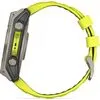 Умные часы Garmin Fenix 8 Solar, Sapphire 47мм (титановый, желтый силиконовый ремешок)