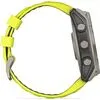 Умные часы Garmin Fenix 8 Solar, Sapphire 47мм (титановый, желтый силиконовый ремешок)