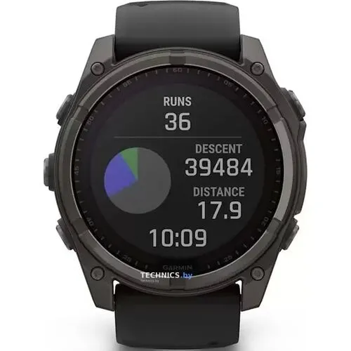 Умные часы Garmin Fenix 8 Solar Sapphire 47мм – стиль и функциональность