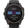 Купить Умные часы Garmin Fenix 8 Solar, Sapphire 51мм (титановый угольно-серый с DLC-покрытием и черным ремешком)