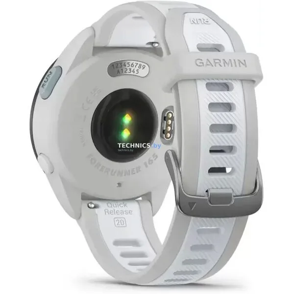 Умные часы Garmin Forerunner 165 Music (туманно-серый/белый камень)
