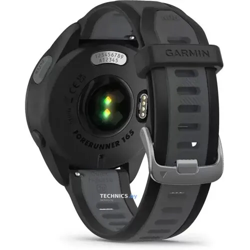Умные часы Garmin Forerunner 165 (черный/сланцево-серый)