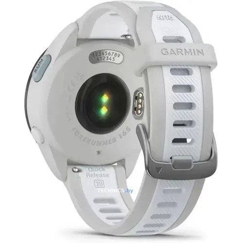 Умные часы Garmin Forerunner 165 (туманно-серый/белый камень)