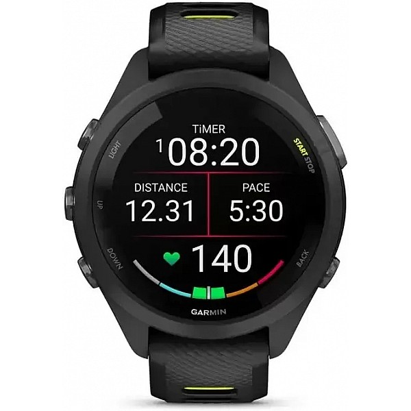 Умные часы Garmin Forerunner 265S (черный/желтый)