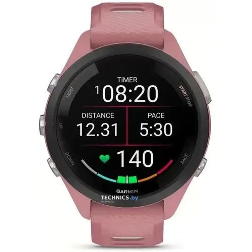 Купить Умные часы Garmin Forerunner 265S (светло-розовый/пудрово-серый)