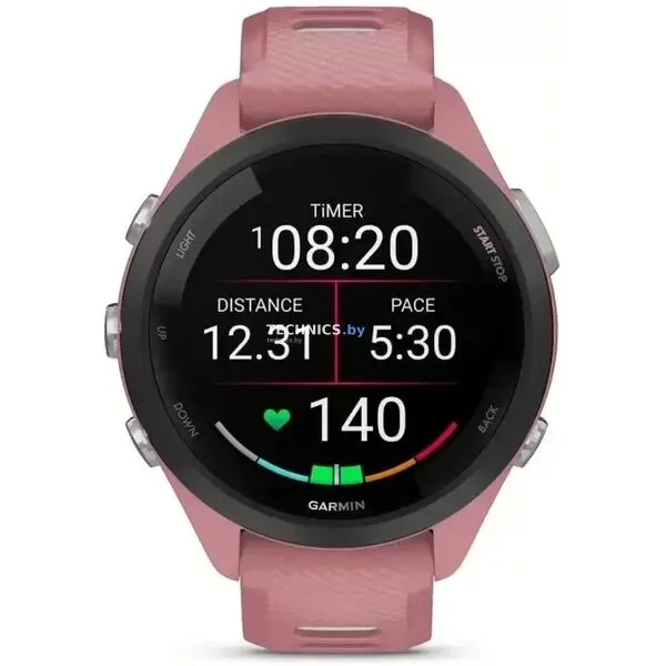 Умные часы Garmin Forerunner 265S (светло-розовый/пудрово-серый)