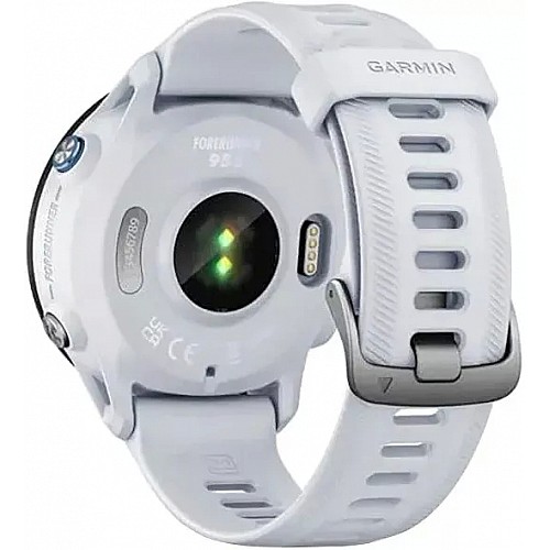 Умные часы Garmin Forerunner 955 Solar (белый камень)