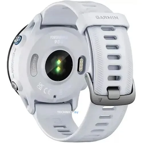 Умные часы Garmin Forerunner 955 Solar (белый камень)