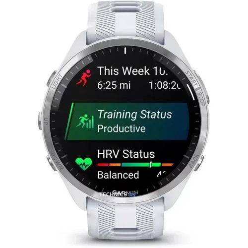 Умные часы Garmin Forerunner 965 (белый/серый)
