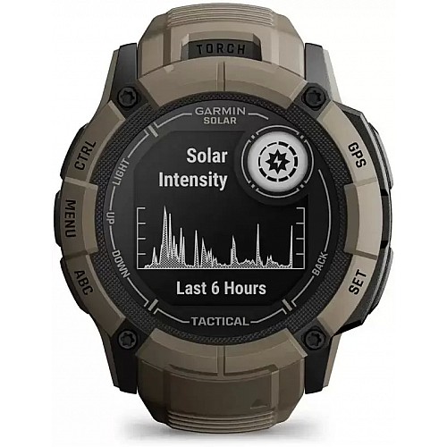Умные часы Garmin Instinct 2x Solar Tactical Edition (светло-коричневый)