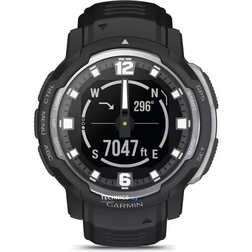 Умные часы Garmin Instinct Crossover 45 мм (черный)