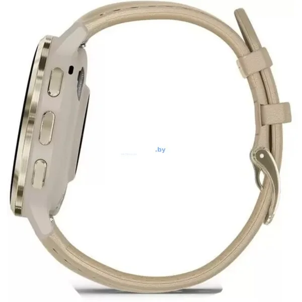 Умные часы Garmin Venu 3S (френч-грей, с кожаным ремешком)