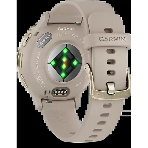 Умные часы Garmin Venu 3S (френч-грей, с силиконовым ремешком)